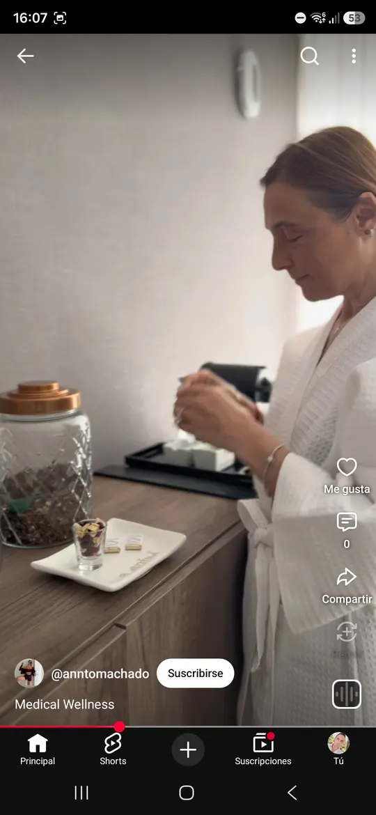 Video UGC producido por Anto para un cliente de wellness